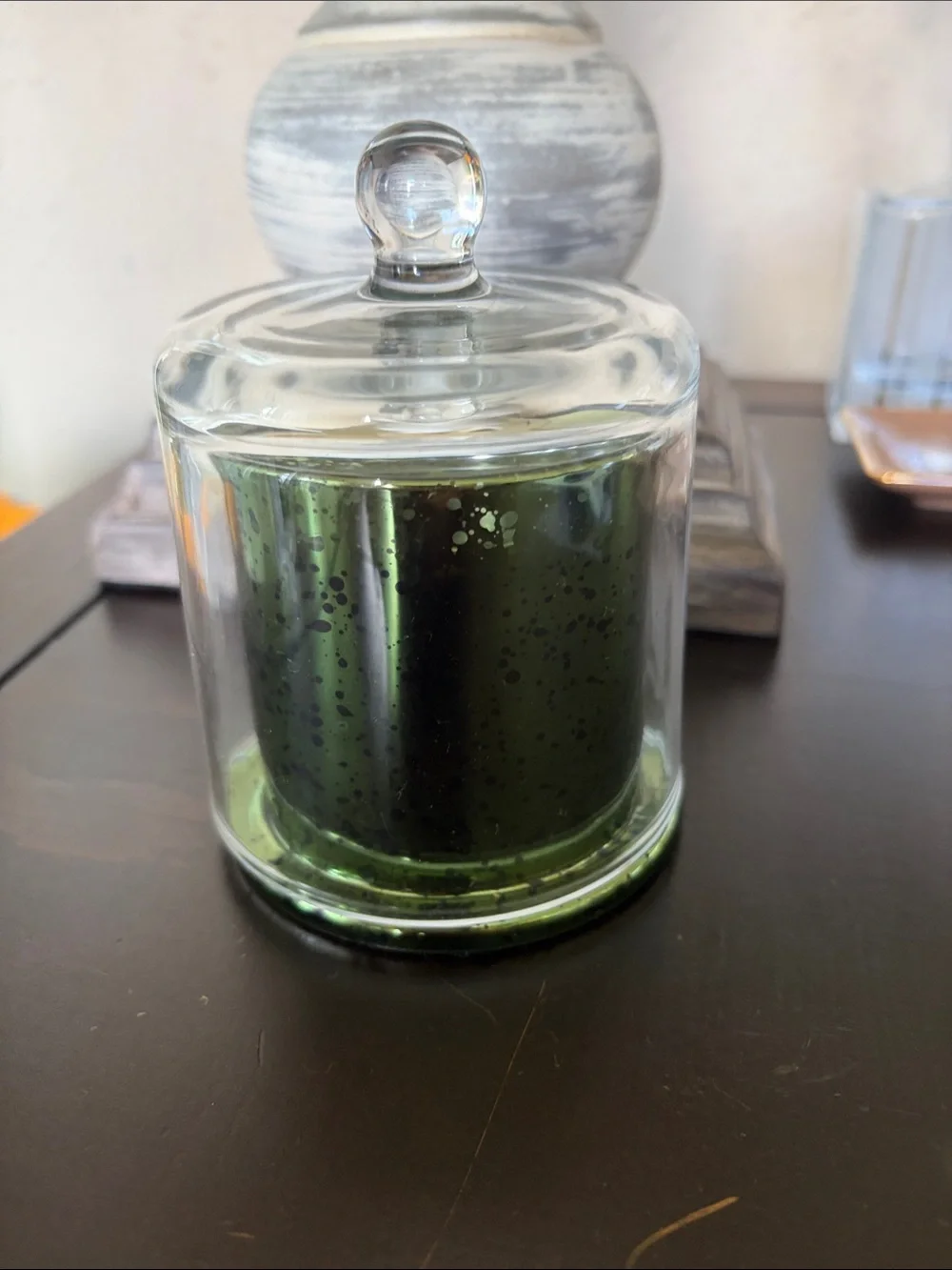 Aromatique Glass Jar Candle with Clear glass  Lid